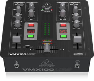 Behringer Pro Mixer VMX100USB 2-channel DJ Mixer